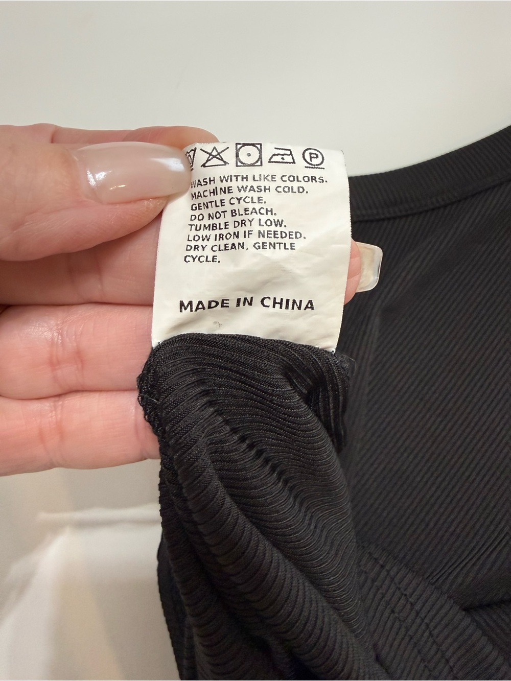 Chicme Black Ribbed Tank Top – Size Medium - Picture 7 of 7